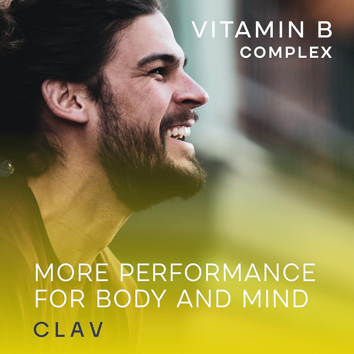 Vegan CLAV B Complex with Myo-Inositol & Choline - 120 Capsules - Energy Metabolism Support - Made in Germany