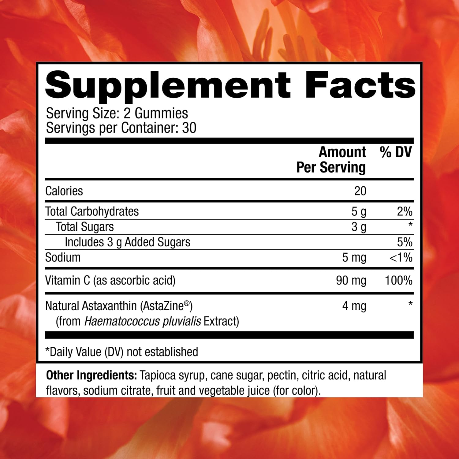 Vegan Collagen Builder Gummies with Astaxanthin & Vitamin C for Skin & Joint Support - Cherry Flavor, 60 Gummies