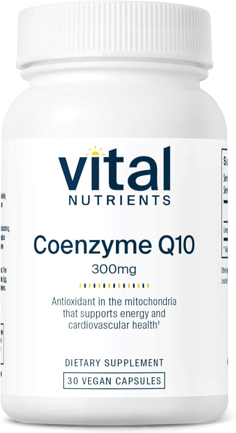 Vegan CoQ10 300mg Supplement for Heart Health | Potent Antioxidant with Energy Support | Gluten, Dairy, Soy Free | Non-GMO | 30 Capsules - BoostGo Australia