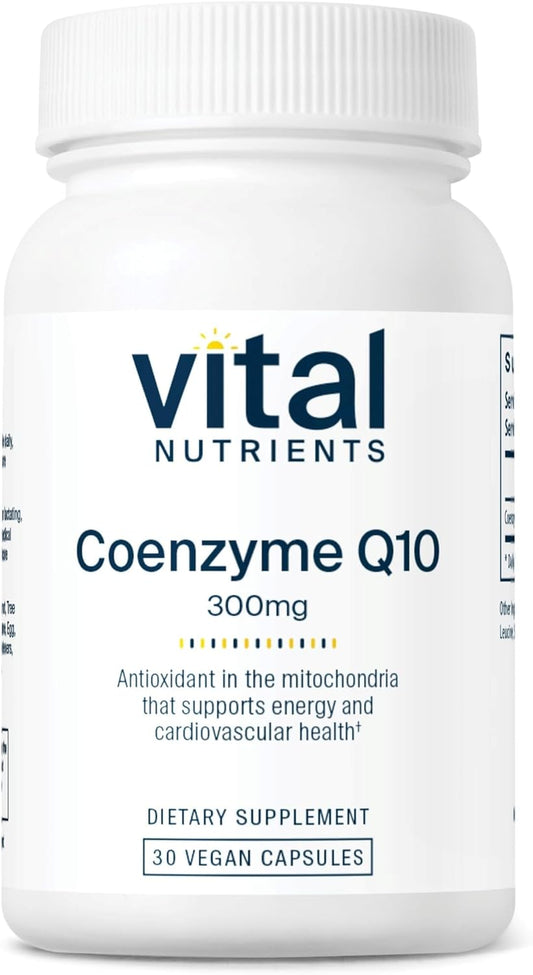Vegan CoQ10 300mg Supplement for Heart Health | Potent Antioxidant with Energy Support | Gluten, Dairy, Soy Free | Non-GMO | 30 Capsules - BoostGo Australia