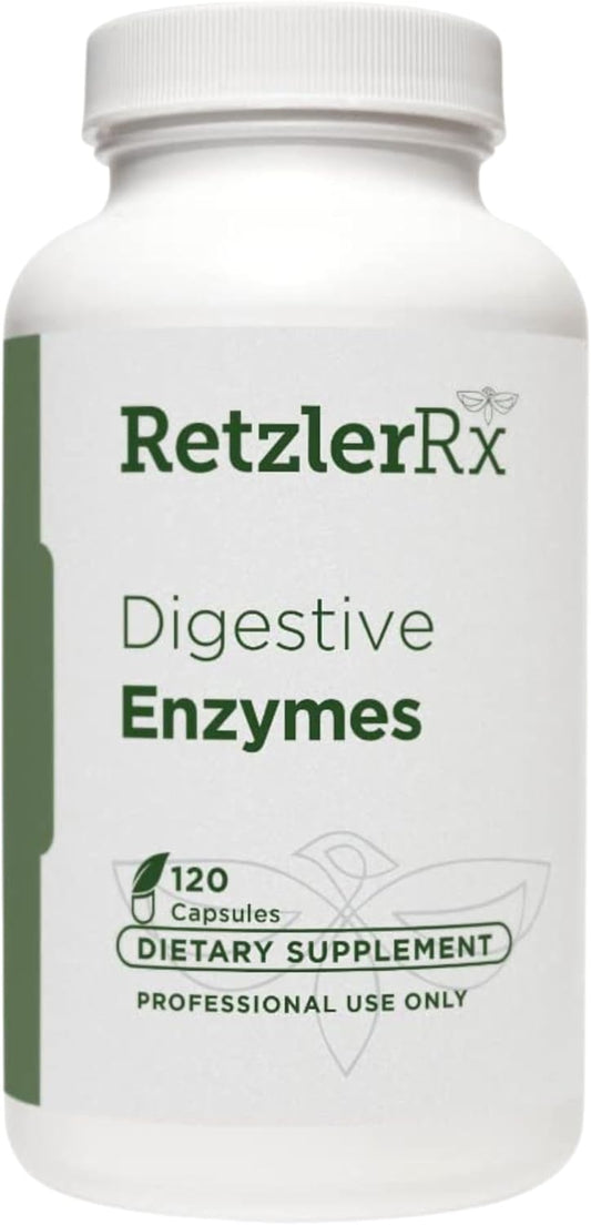 Vegan-Friendly Digestive Enzymes | Multi Acid Resistant Formula | 120 Vegetable Capsules by HormoneSynergy