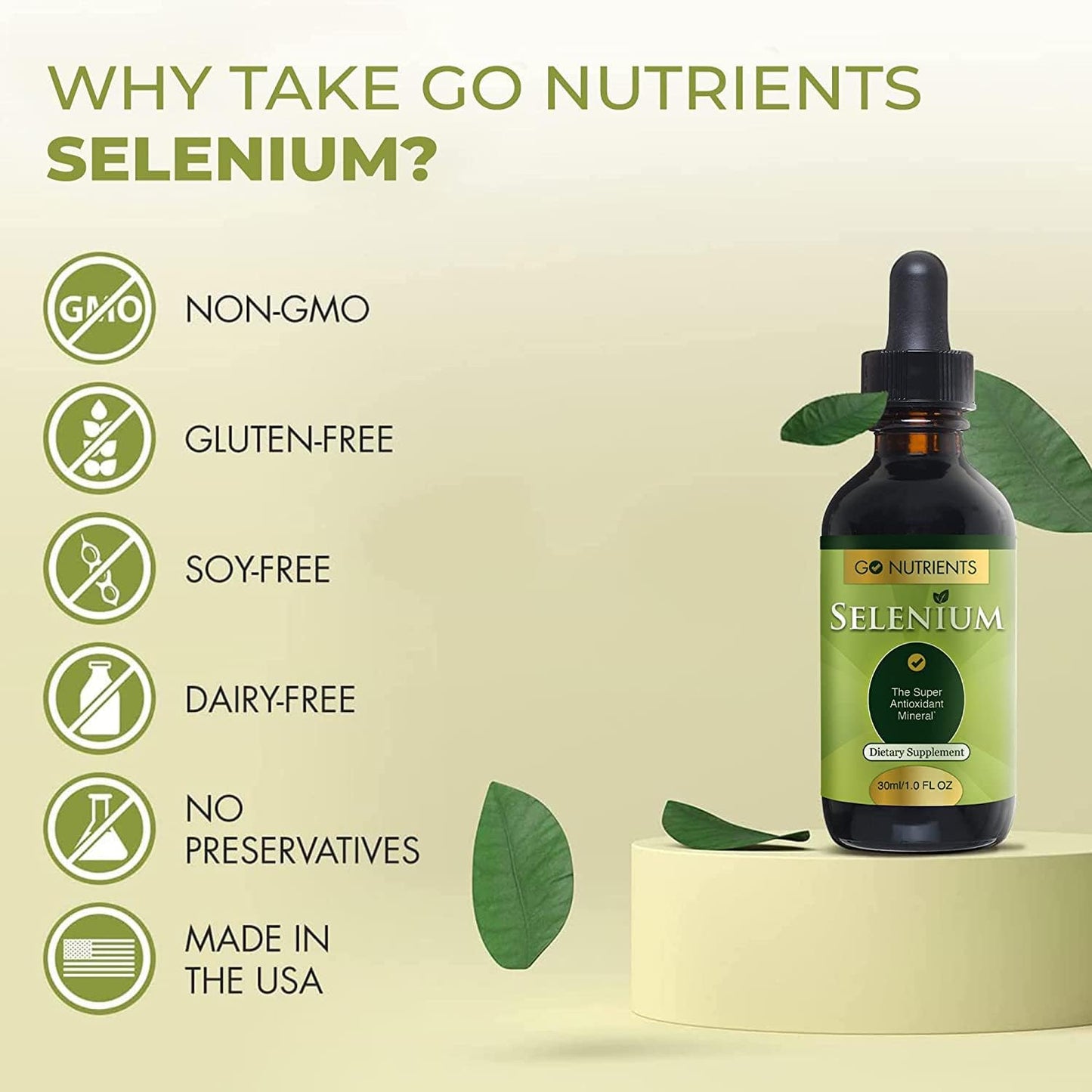Vegan-Friendly Liquid Chlorophyll & B12 Sublingual Supplement - GMO-Free & Gluten-Free