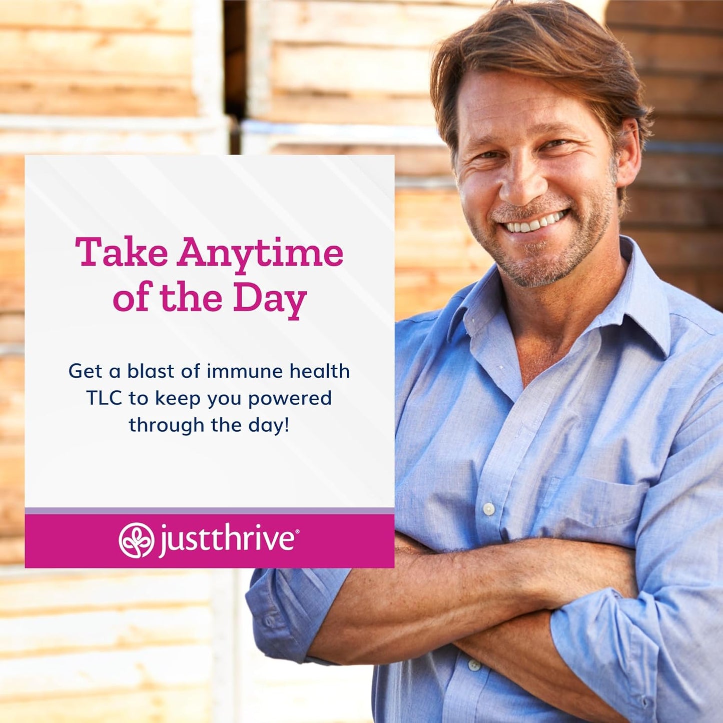 Vegan Gut Health and Immune Support Supplement - Just Thrive Immunity Plus for Kids and Adults, 60 Capsules