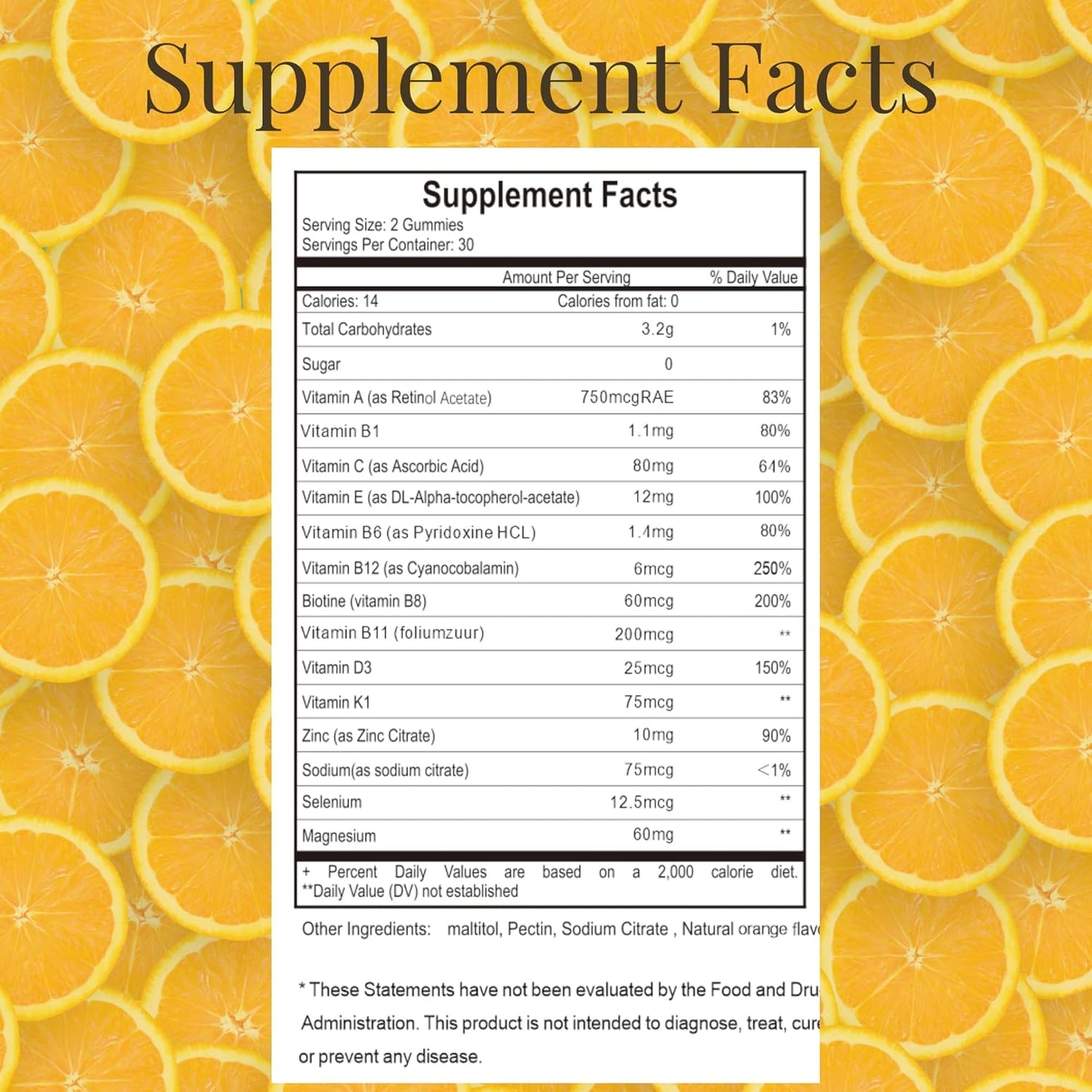 Vegan Halal Multivitamin Gummies for Men and Women - Daily Supplement