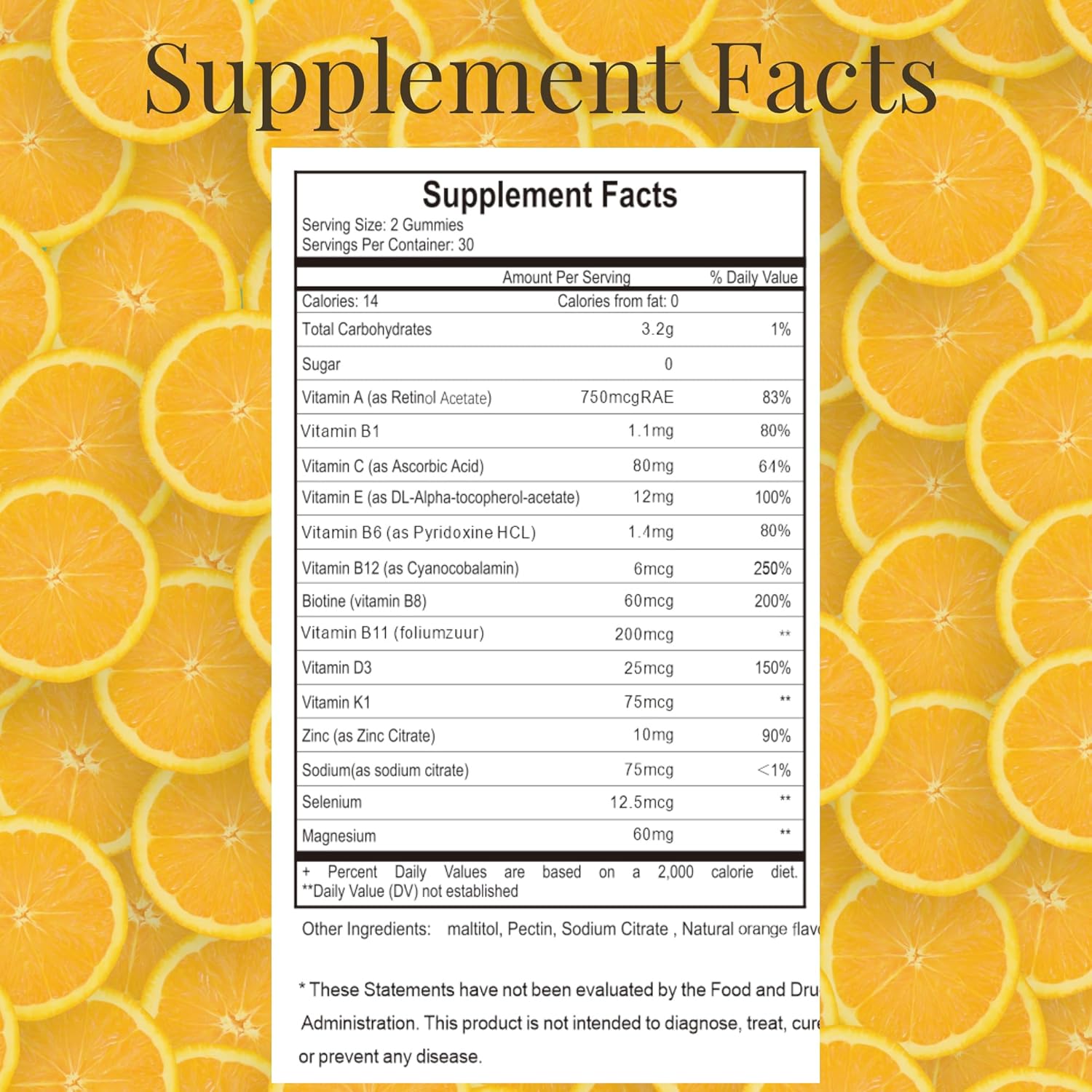 Vegan Halal Multivitamin Gummies for Men and Women - Daily Supplement