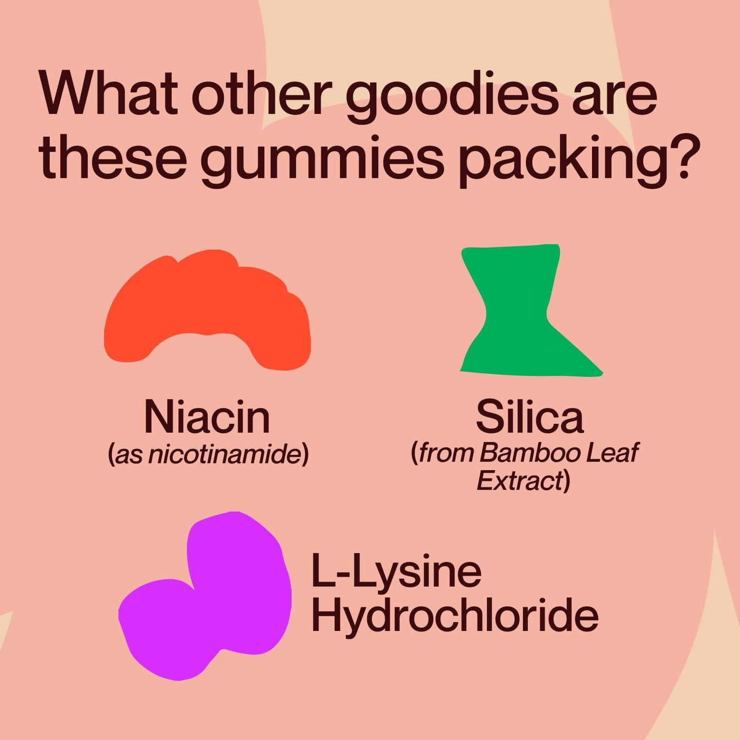 Vegan Hyaluronic Acid & Vitamin C Gummies for Bright, Dewy Skin - Non-GMO, Gelatin-Free, Orange Flavor - 30-Day Supply