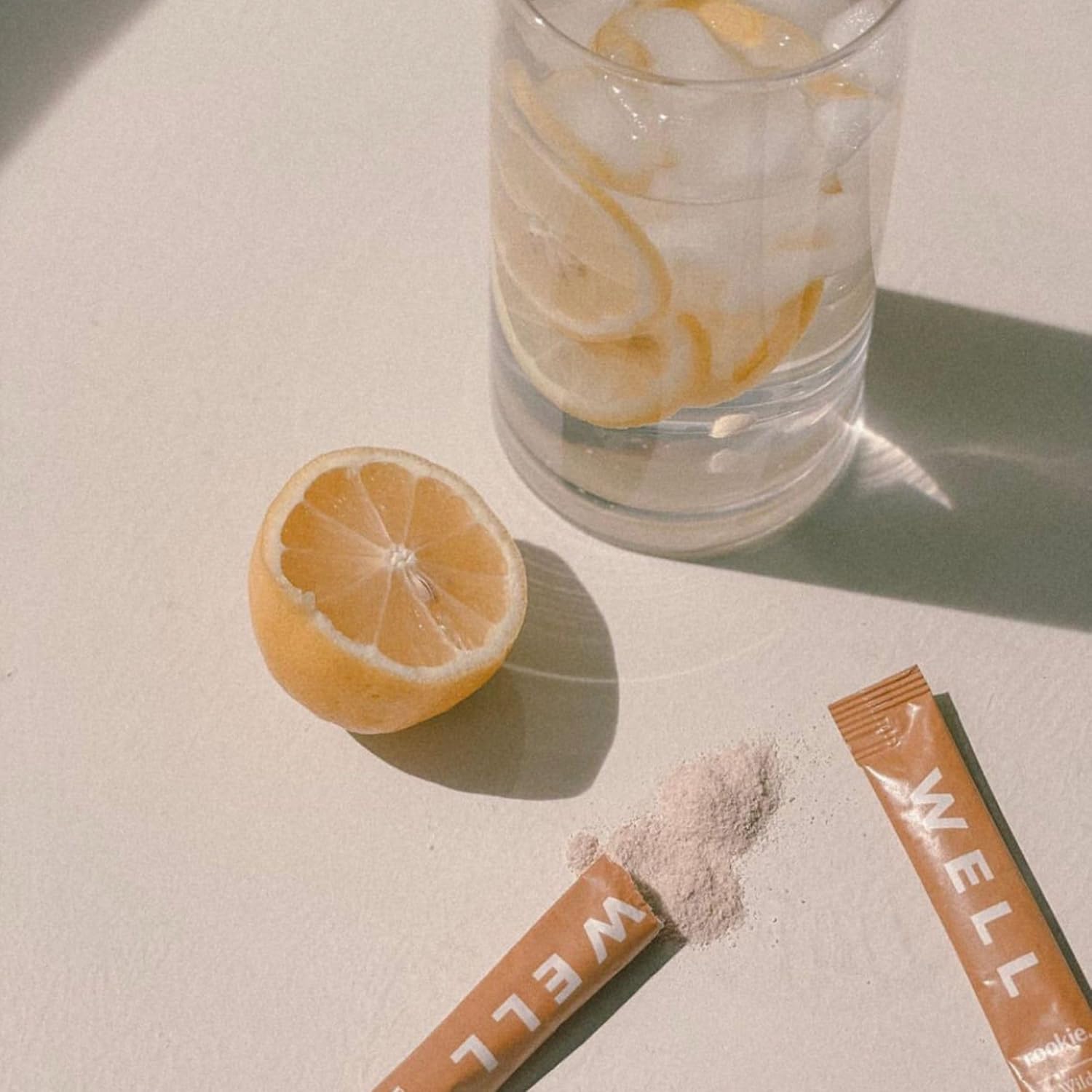 Vegan Immune Support Packets with 1000mg Vitamin C, 14mg Vitamin E, Ginger - Natural Citrus Flavor, Sugar-Free