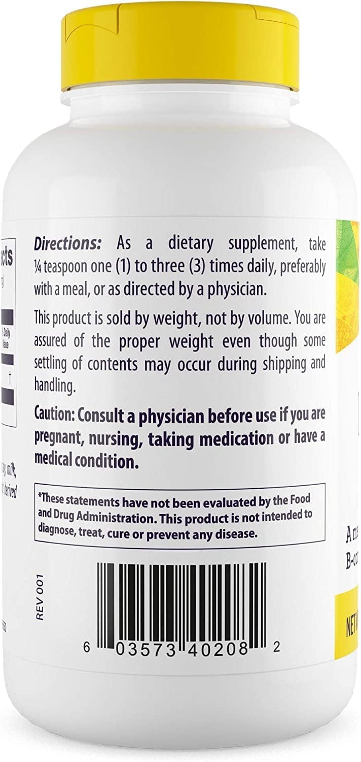Vegan Inositol Powder 227g - B8 Vitamin Supplement for Skin, Hair & Nails - Gluten-Free B Complex Family Powder - Non-GMO Vegan Supplement