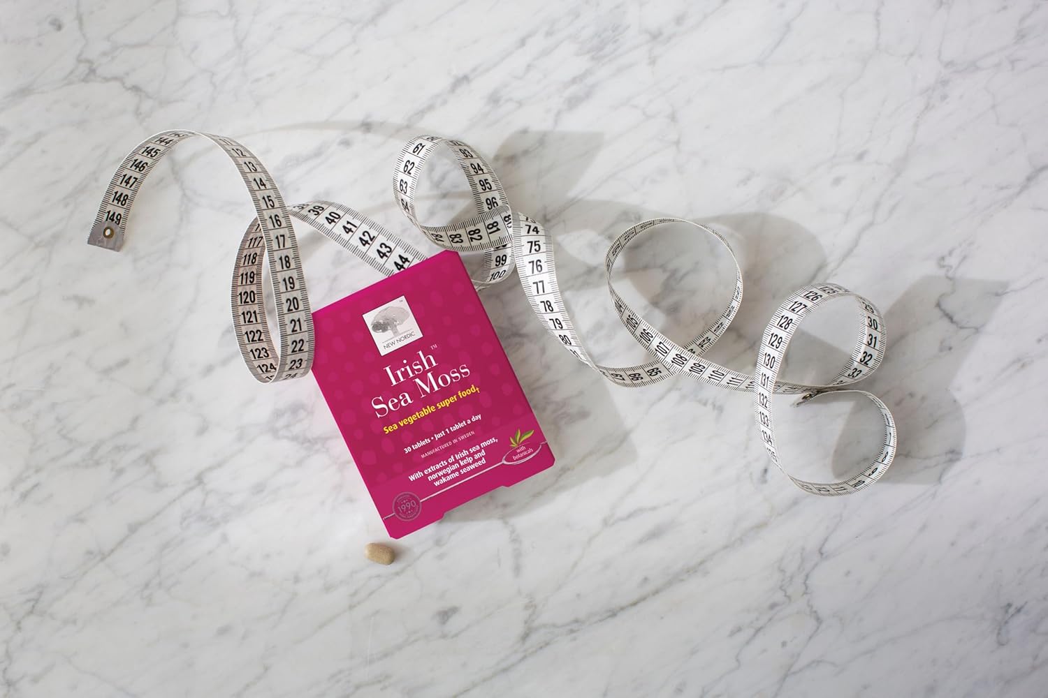 Vegan Irish Sea Moss Extract Tablets with Tri-Algae Complex - Gluten Free, Raw Powder - 30 Tablets