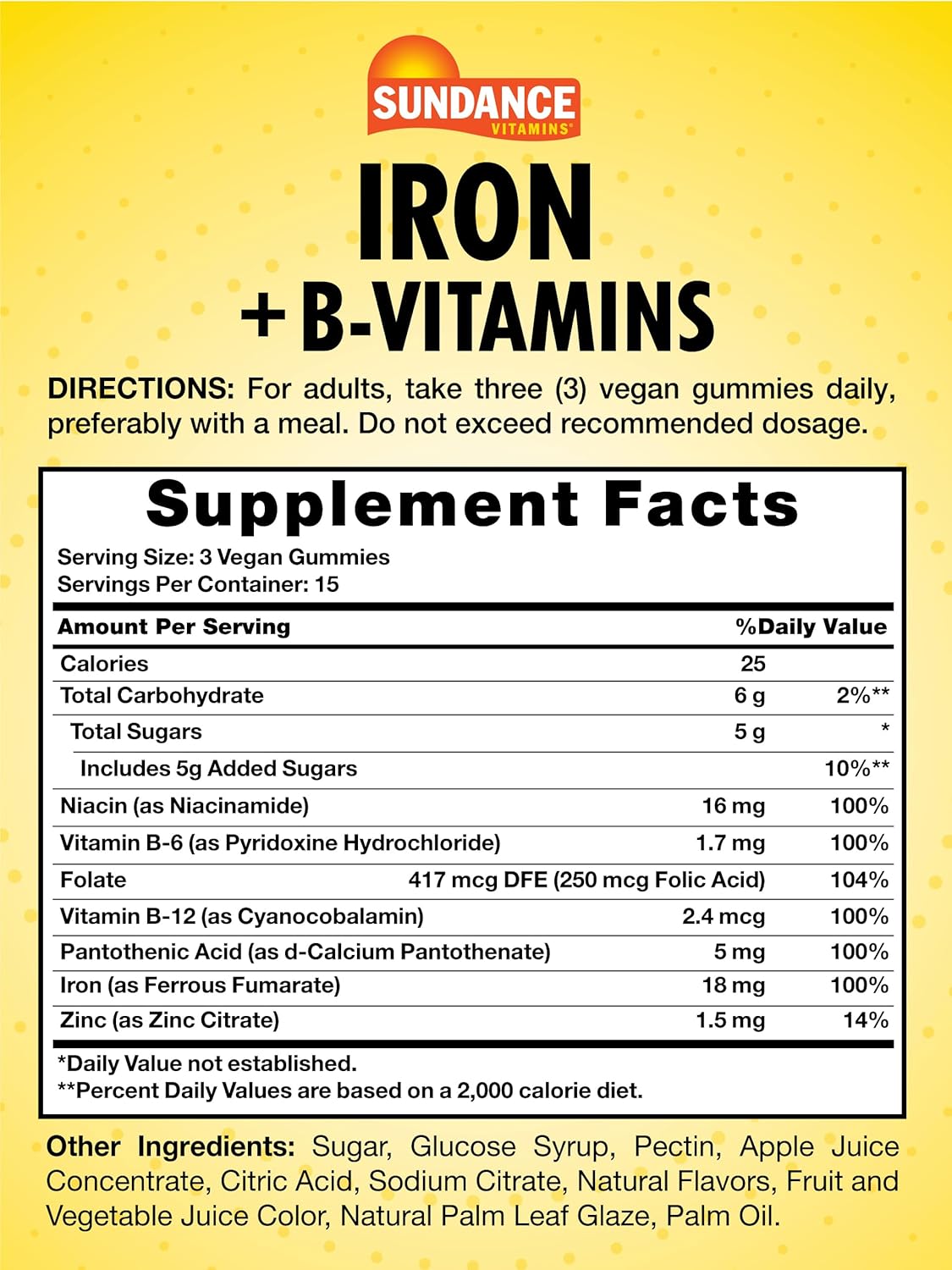 Vegan Iron Gummies with B-Vitamins - 45 Grape Flavored Gummies | Non-GMO and Gluten Free Supplement - BoostGo Australia