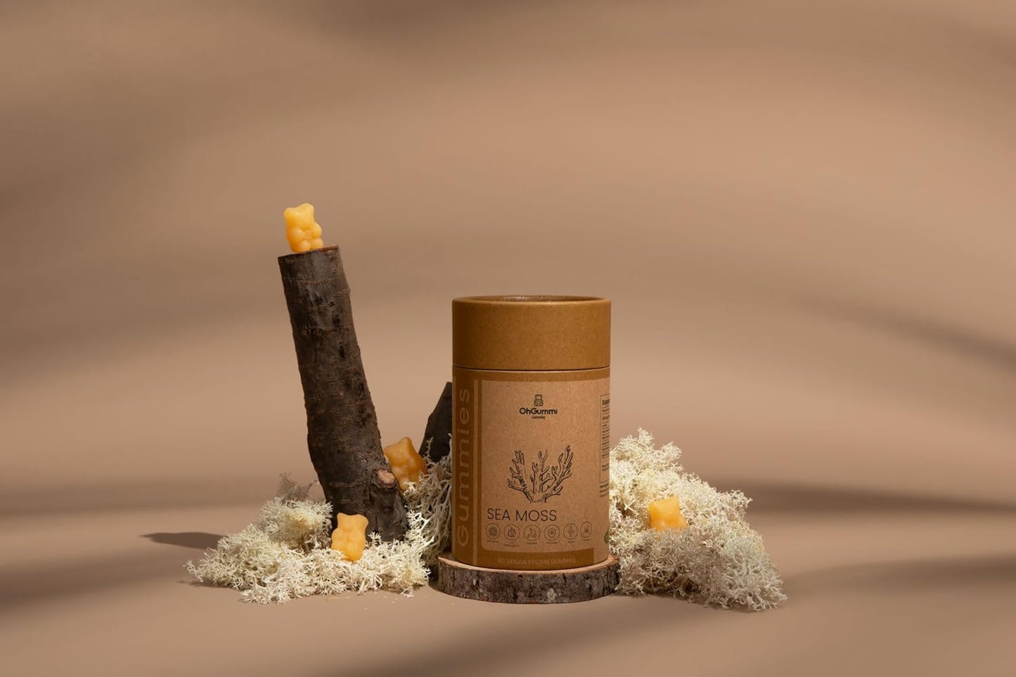 Vegan Jamaican Sea Moss and Apple Cider Vinegar Gummies for Immune Support