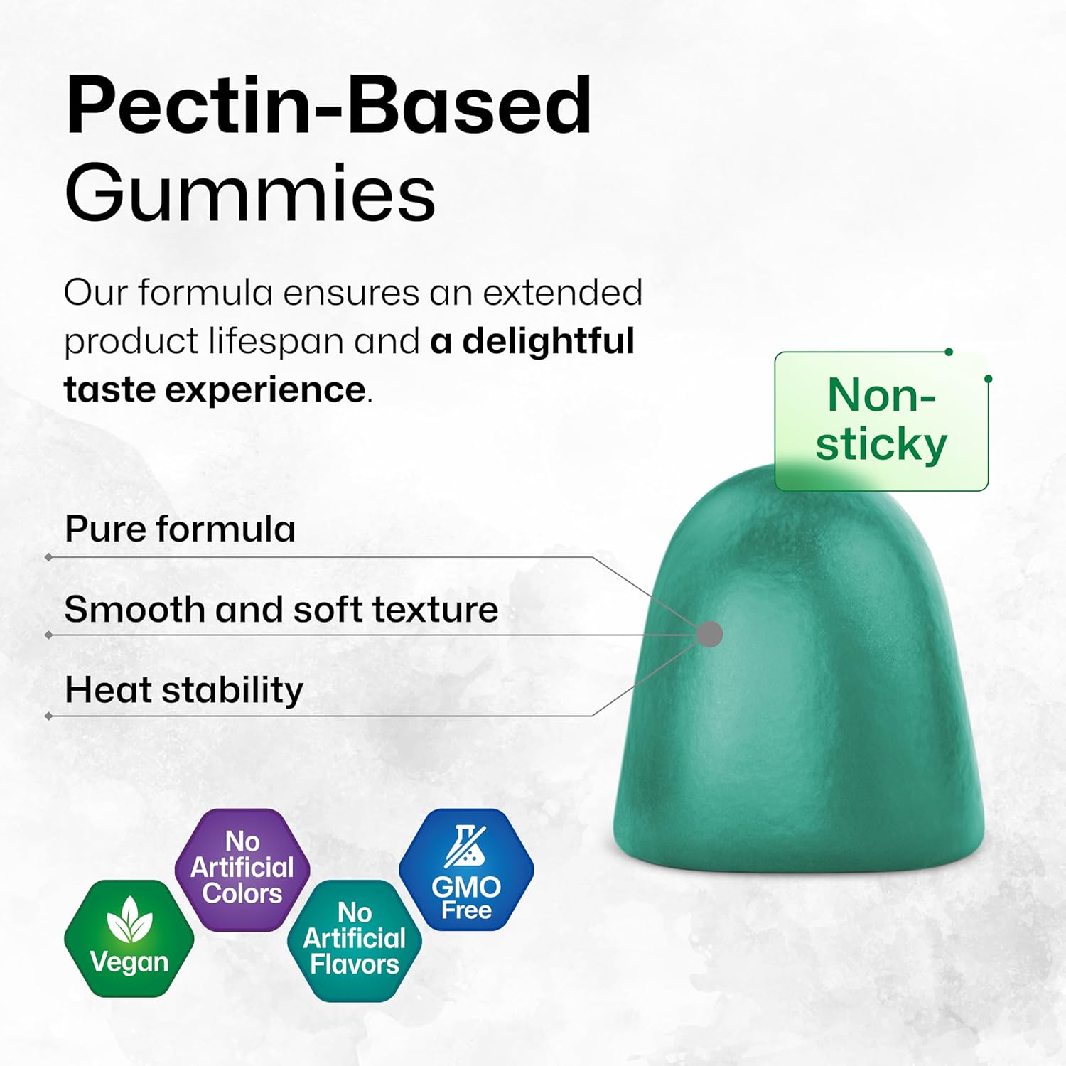 Vegan L-Glutathione Gummies - 500 mg - 90 Chews - Liver Detox, Immune & Skin Support - Antioxidant Supplement