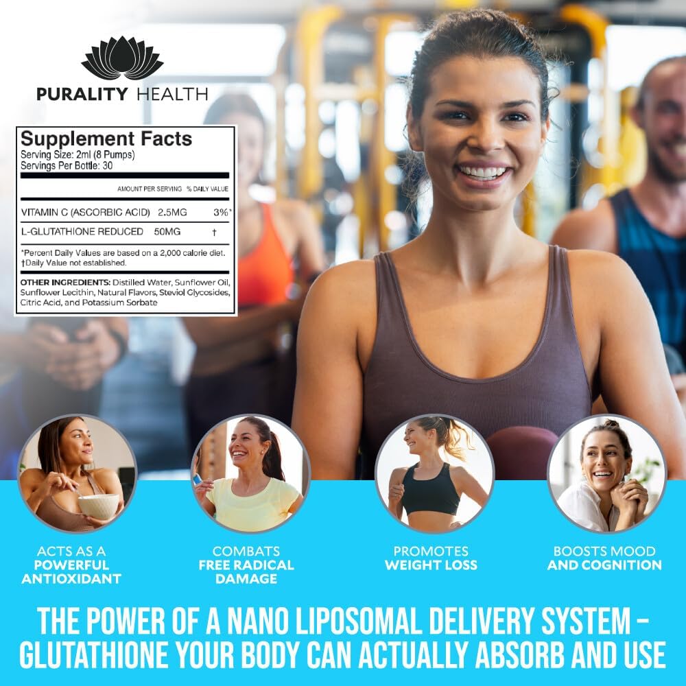 Vegan Liposomal Nano Glutathione Liquid for Enhanced Absorption - 30 Day Supply