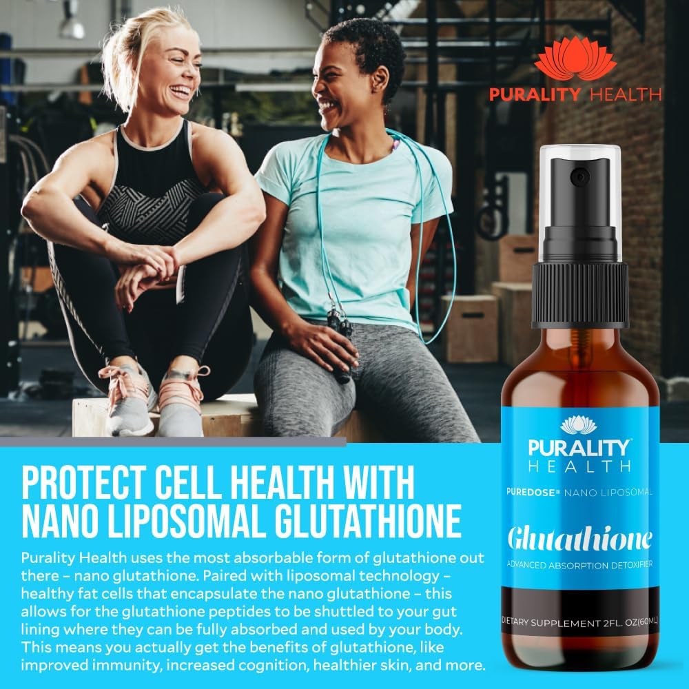 Vegan Liposomal Nano Glutathione Liquid for Enhanced Absorption - 30 Day Supply