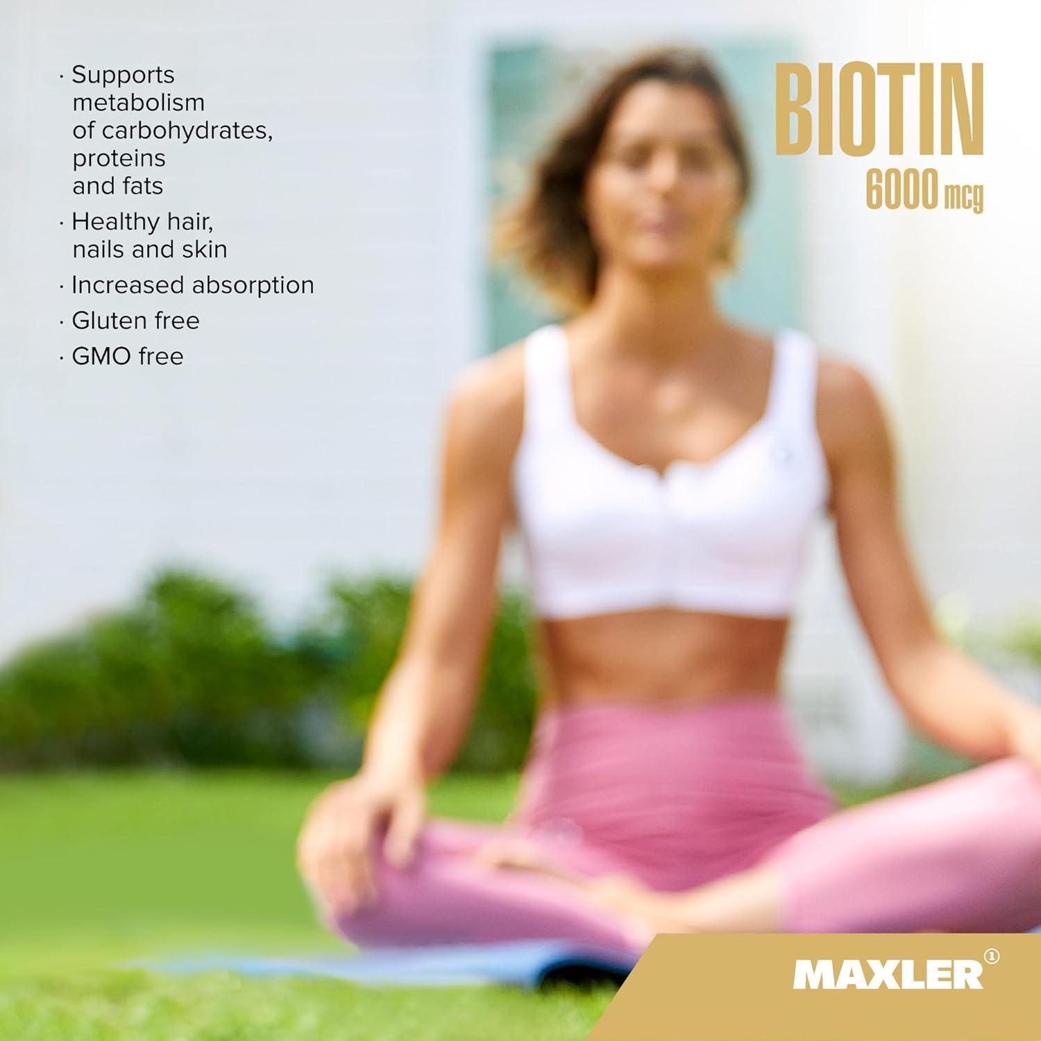 Vegan Liquid Biotin Drops for Hair, Skin, and Nails - 6000mcg per Serving - Cherry Flavor - Biotin Supplement for Metabolism of Nutrients