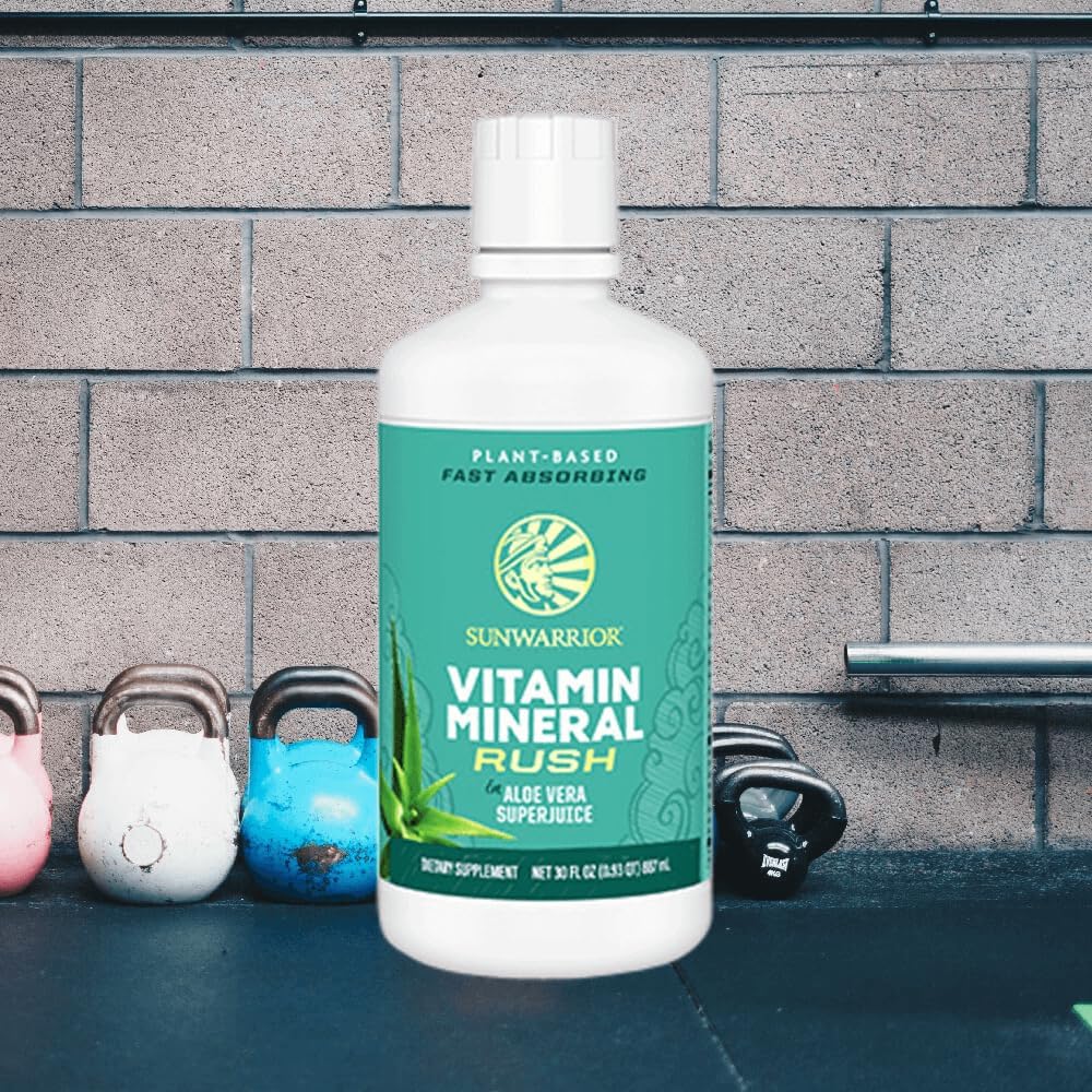 Vegan Liquid Multivitamin Supplements with Aloe Vera for Men and Women | Plant-Based Energy & Immune Support | Gluten, Sugar, Dairy Free | 30 Fl Oz