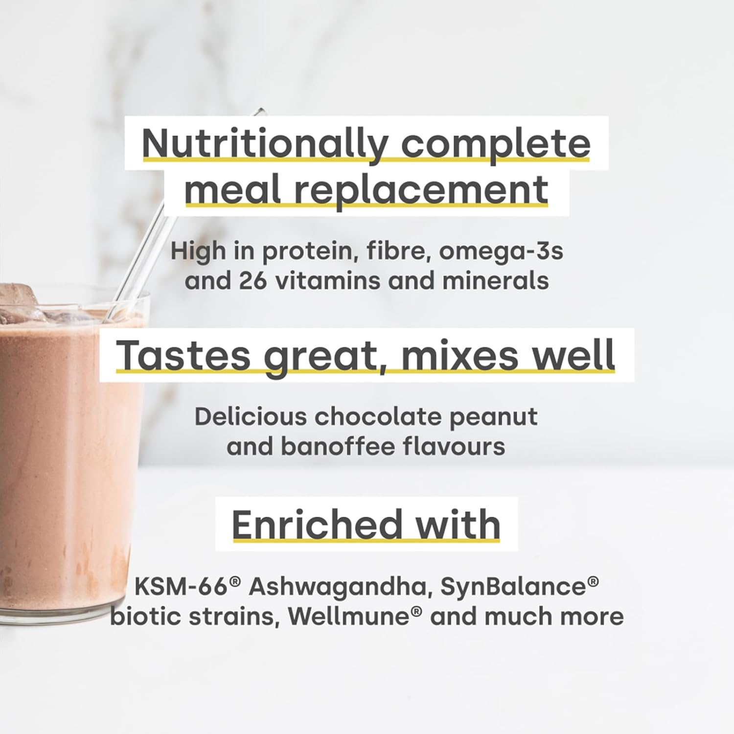 Vegan Meal Replacement Shake with High Protein & Fiber - Form Peakblend, 26 Vitamins & Minerals, No Artificial Sweeteners, 13 Servings, 1.3kg (Chocolate Peanut)