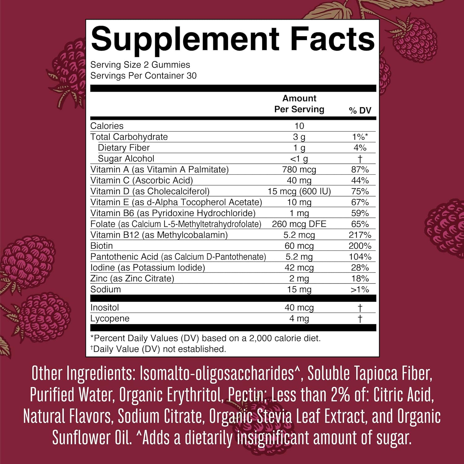 Vegan Men's Multivitamin Gummies 40+ | Immune Support | Sugar-Free | 60 Count