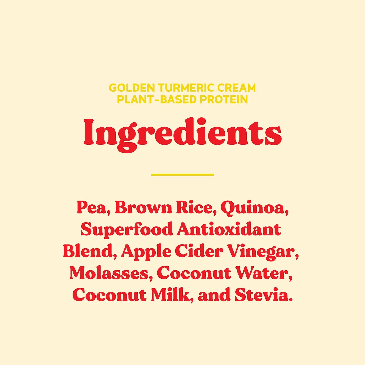 Vegan Plant-Based Protein Powder with Digestive Enzymes, 21g Protein, Meal Replacement Shakes, Turmeric Curcumin Cream - 15 Servings