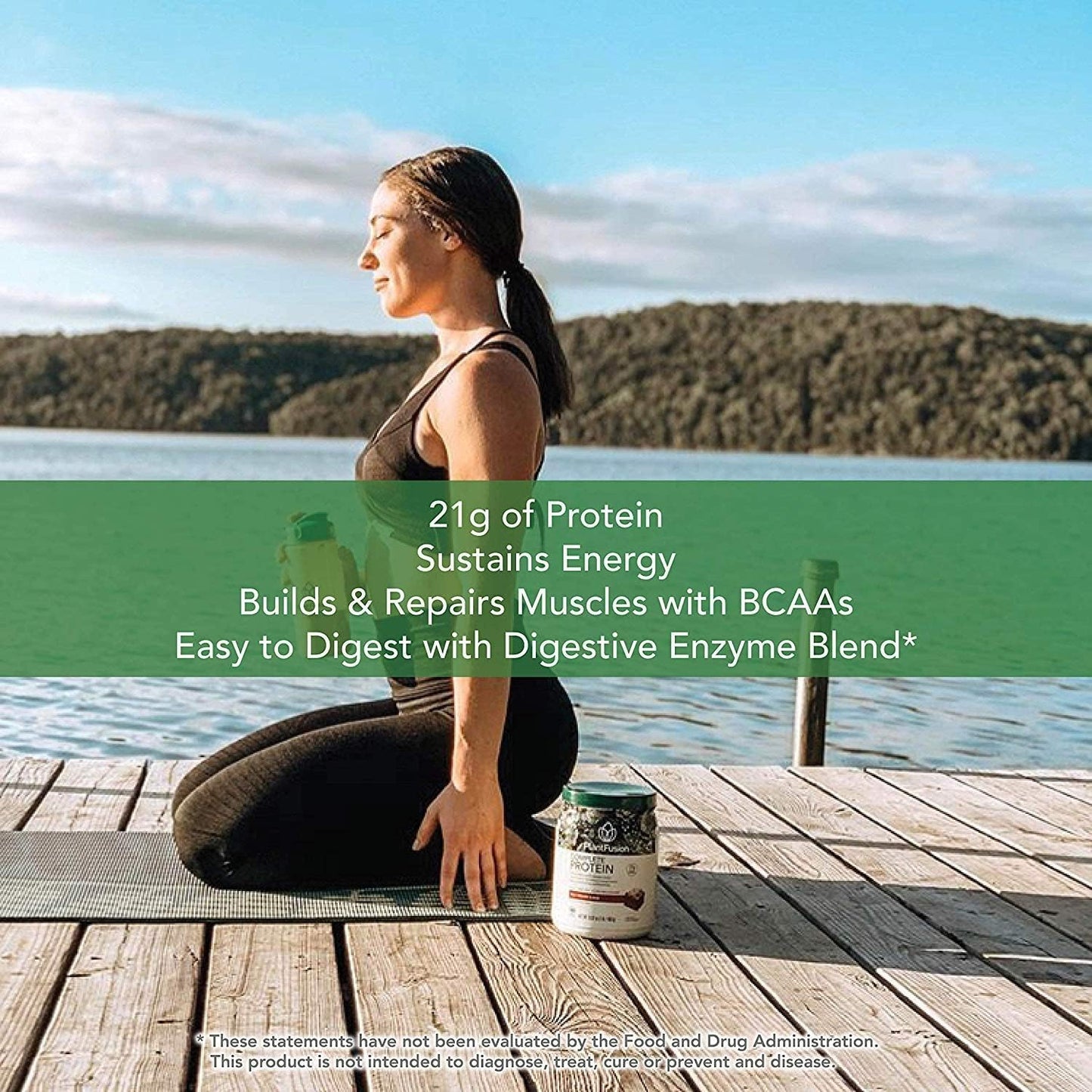 Vegan PlantFusion Bundle: Complete Protein & Meal, Chocolate & Vanilla, Dairy/Gluten/Soy Free, Allergy-Friendly, Digestive Enzymes, Dietary Supplement