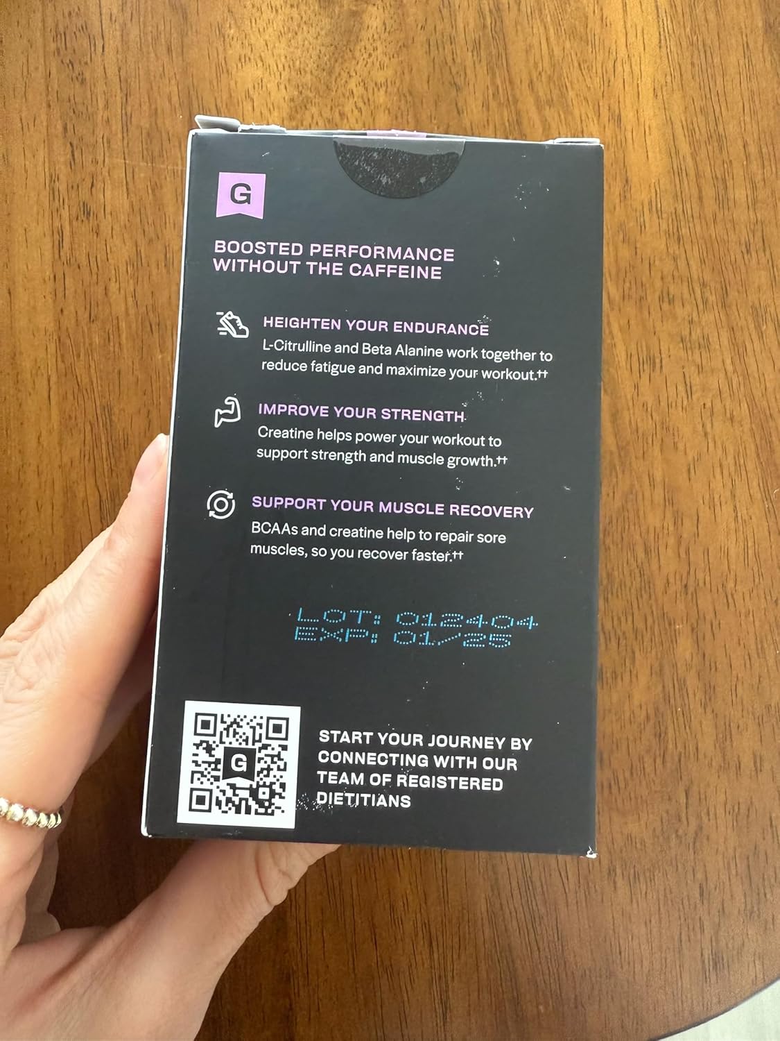 Vegan Pre Workout Powder with Clean Energy, Creatine, and BCAA Blend for Endurance and Muscle Recovery - Wild Berry Flavor, Non GMO