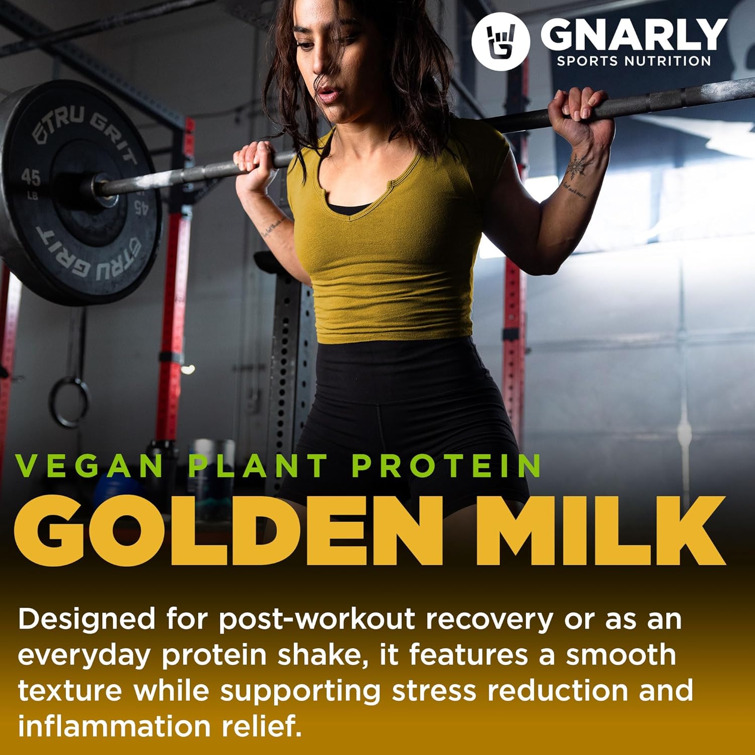 Vegan Protein Powder with BCAAs and Golden Milk in Berry Lemonade Flavor - 10.58oz