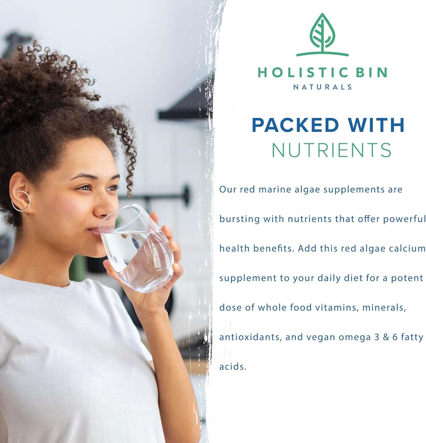 Vegan Red Marine Algae Capsules - Gluten Free, Wild Harvested with Omega 3 - 40 Capsules