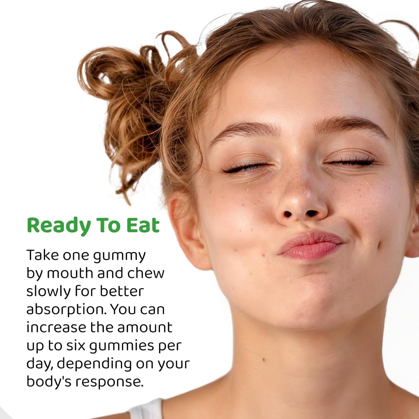 Vegan Yerba Mate Gummies with Yuzu & Ginger Flavor - Boost Energy, Focus, and Immunity | Non-GMO, Gluten-Free Supplement Gummies for Cardio Health