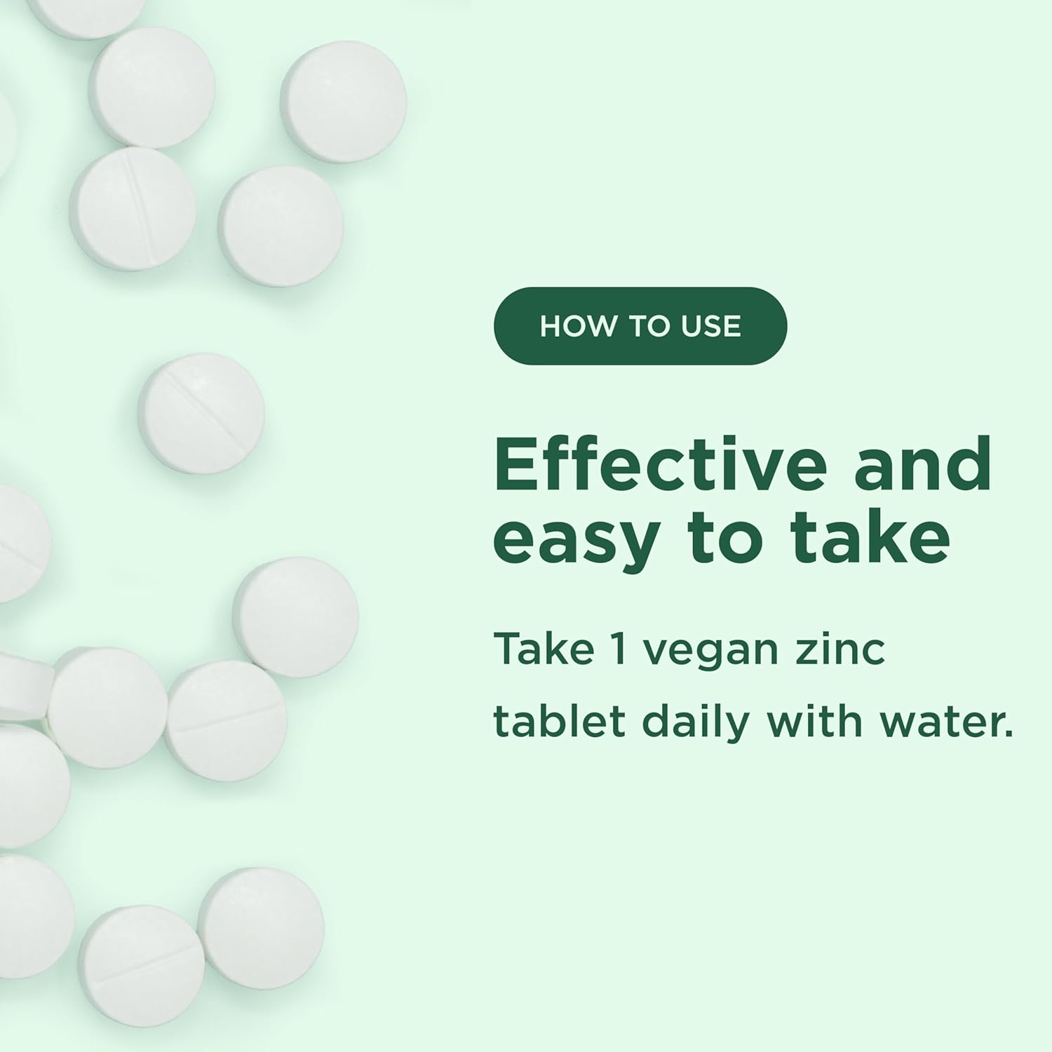 Vegan Zinc Supplements 50mg for Immune Support, Cold and Flu Relief, Clear Skin, Hormone Balance - 100 Tablets - BoostGo Australia