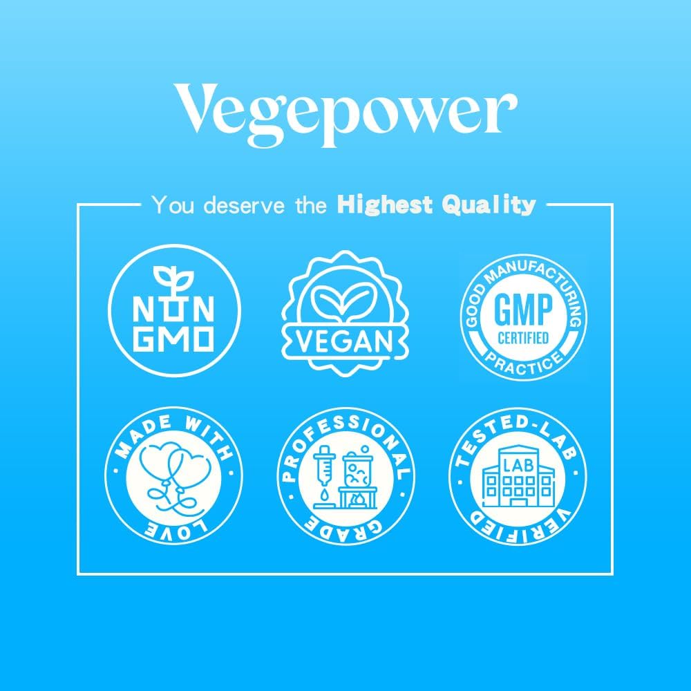 VEGEPOWER Vegan Magnesium Citrate Gummies - 1363.68mg for Better Sleep & Relaxation - 2 Pack of 60 Count Mango Flavored Supplements