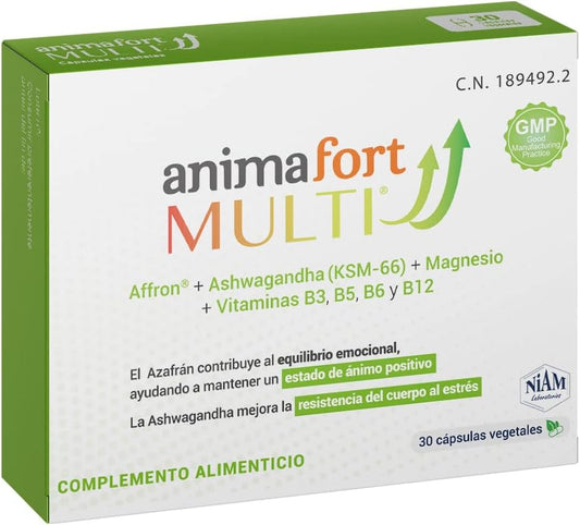 Vegetable Capsules with Affron, 5-HTP, Magnesium, and B Vitamins for Mood Support