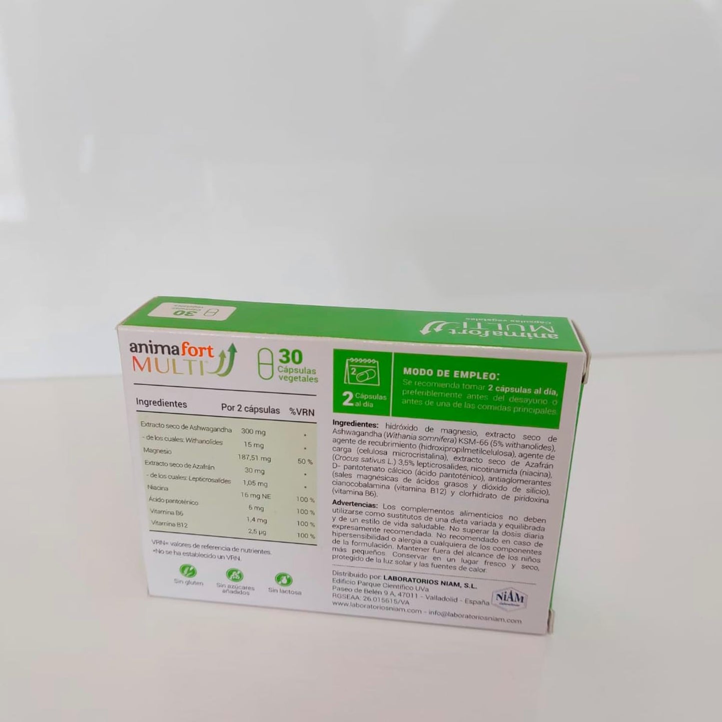 Vegetable Capsules with Affron, 5-HTP, Magnesium, and B Vitamins for Mood Support