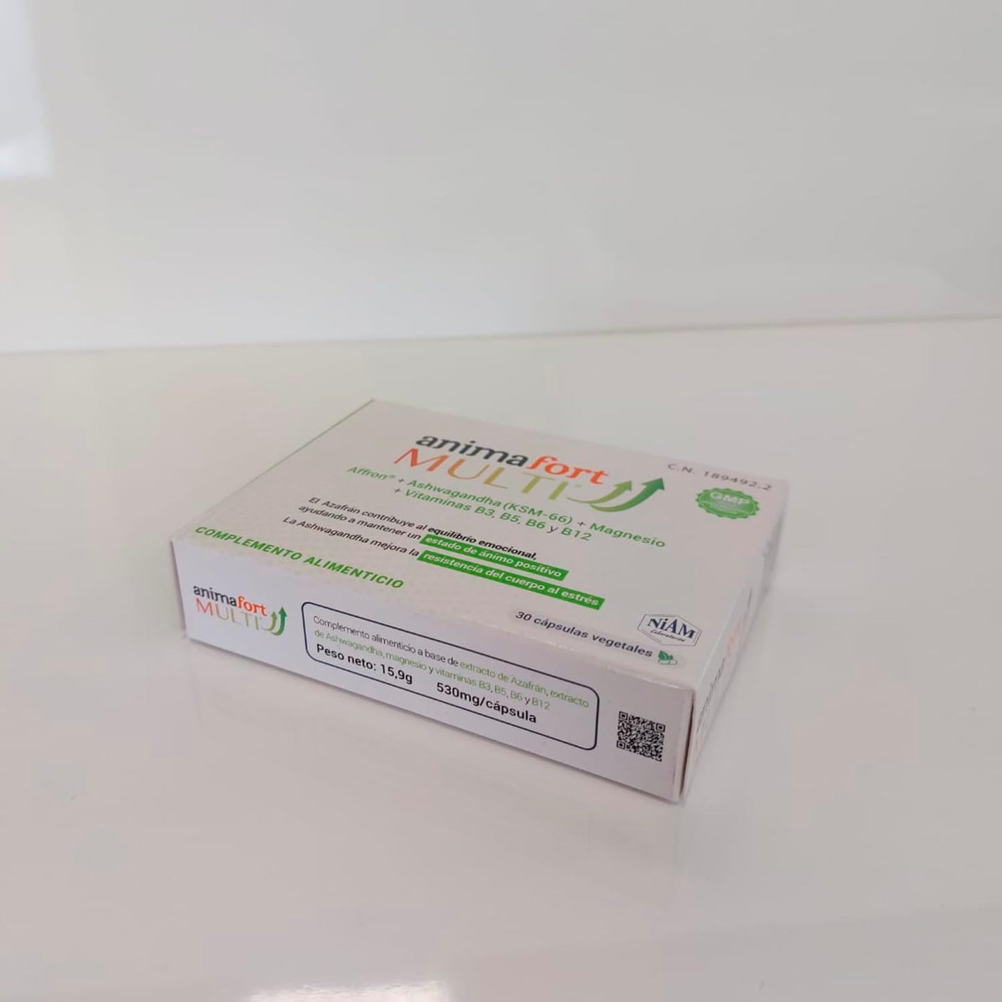 Vegetable Capsules with Affron, 5-HTP, Magnesium, and B Vitamins for Mood Support
