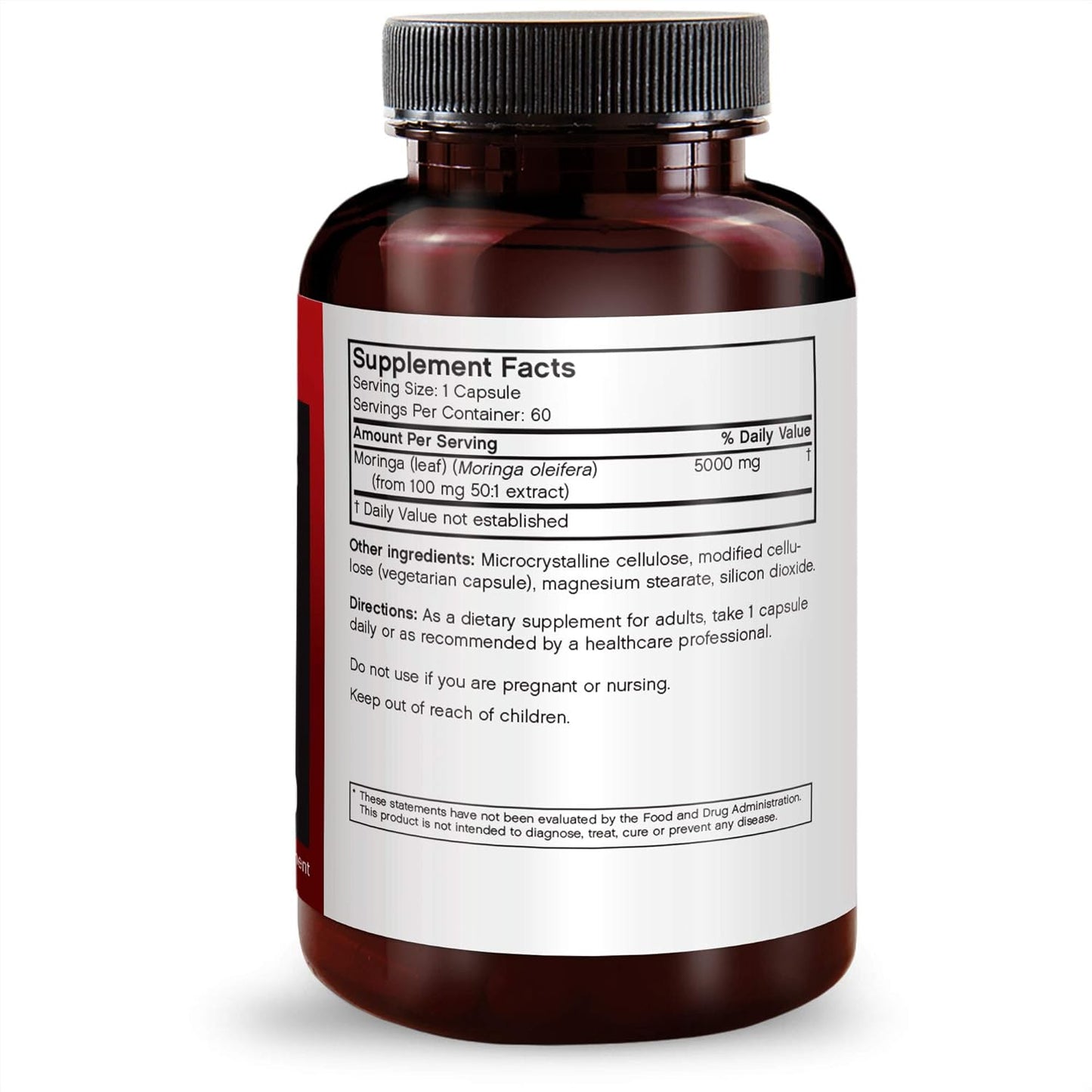 Vegetarian Capsules of FutureBiotics Moringa with 5000 mg - 60 Count