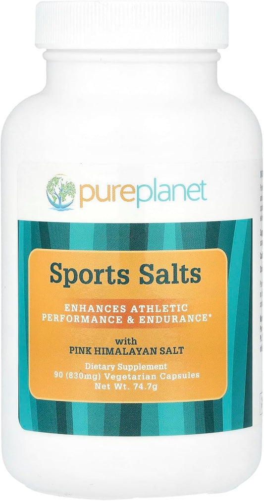 Vegetarian Capsules with Pure Planet Sports Salts, 90 Count