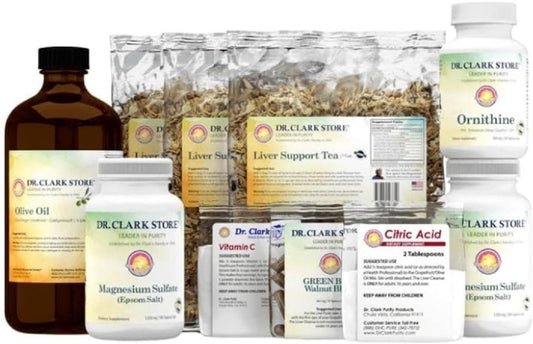 Vegetarian Liver Health Kit for Detox & Optimal Function by Dr Clark Store