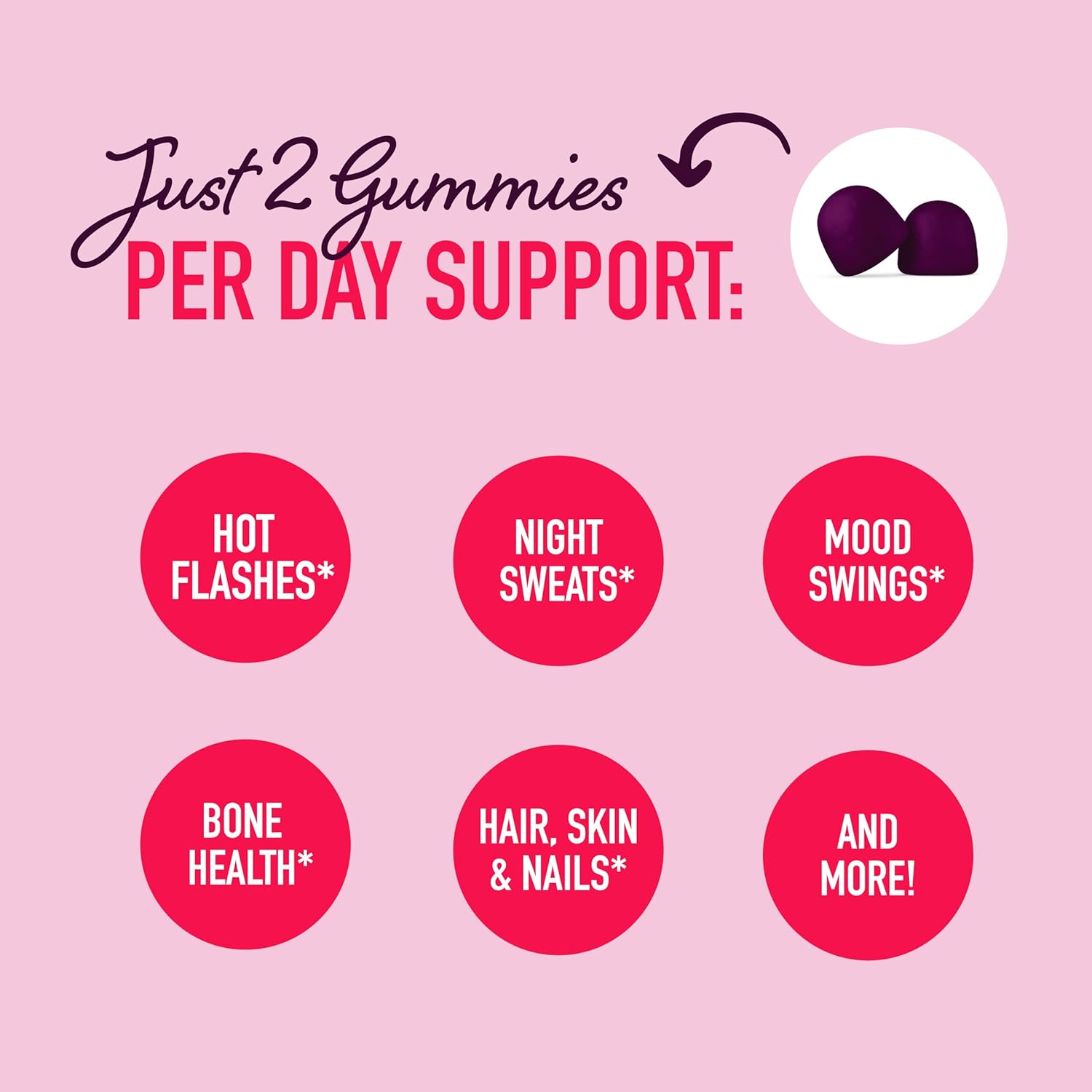 Vegetarian Menopause Support Gummies with DIM Supplement for Hormone Balance (30 Servings) + Diindolylmethane Capsules (120 Servings) | Gluten Free & Enhanced Estrogen Balance for Women