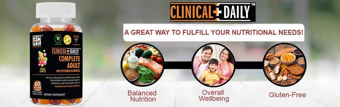 Vegetarian Multivitamin Gummies with Superfood Fruits & Vegetables for Women, Men, Teens, Seniors - 60 Count