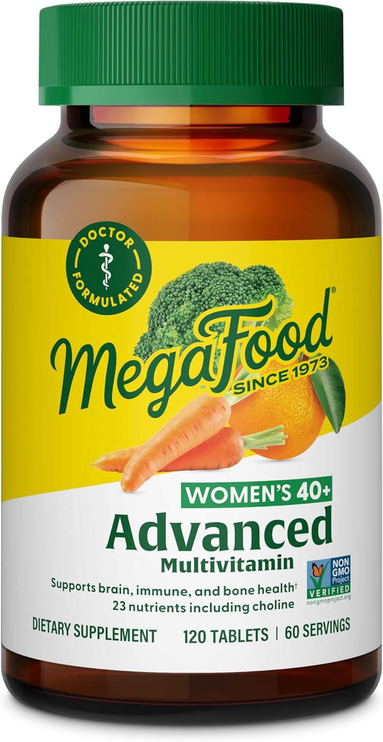 Vegetarian Women's 40+ Advanced Multivitamin - Formulated by Dr - Energy, Brain & Bone Health - 120 Tabs