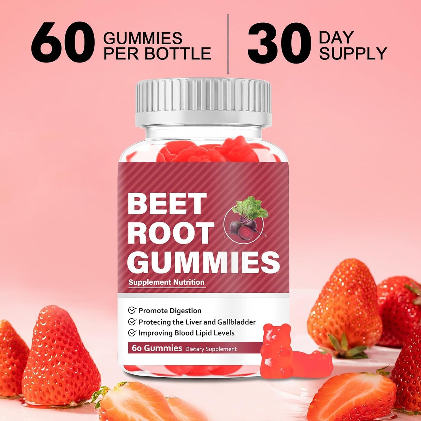 Velna Zivs Beet Root Gummies: Energy-Boosting Multivitamin Chewables for Adults