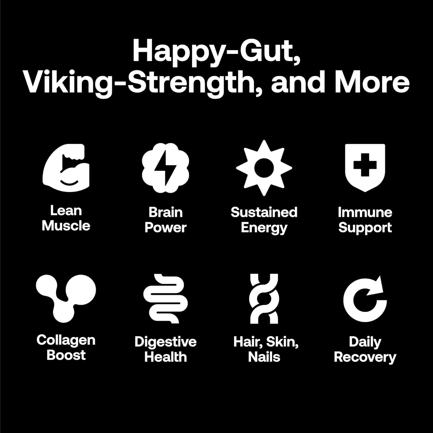 Venus Williams' Happy Viking Cookies and Cream Plant Protein Powder: 20g Protein, Low Carb, Keto, Vegan, Gluten-Free, Non-GMO Meal Replacement