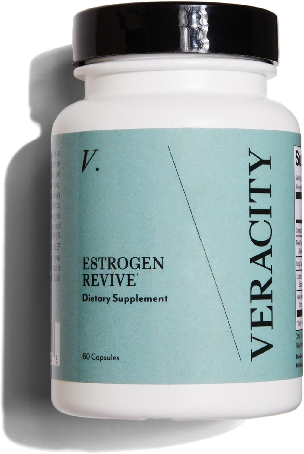 Veracity Vital Estrogen Revive: Women's Skincare & Menopause Support Supplement for Hormone Balance, Night Sweats, Hot Flashes, Mood Swings