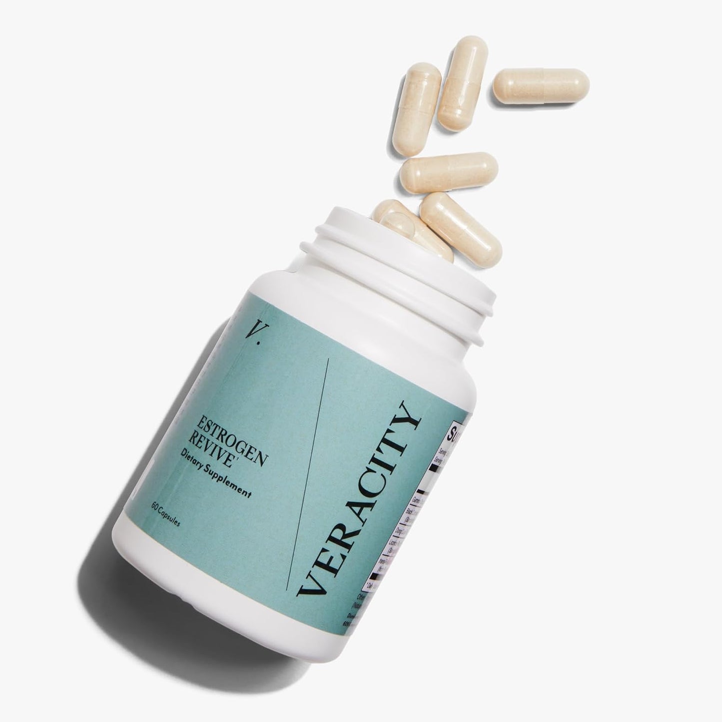 Veracity Vital Estrogen Revive: Women's Skincare & Menopause Support Supplement for Hormone Balance, Night Sweats, Hot Flashes, Mood Swings