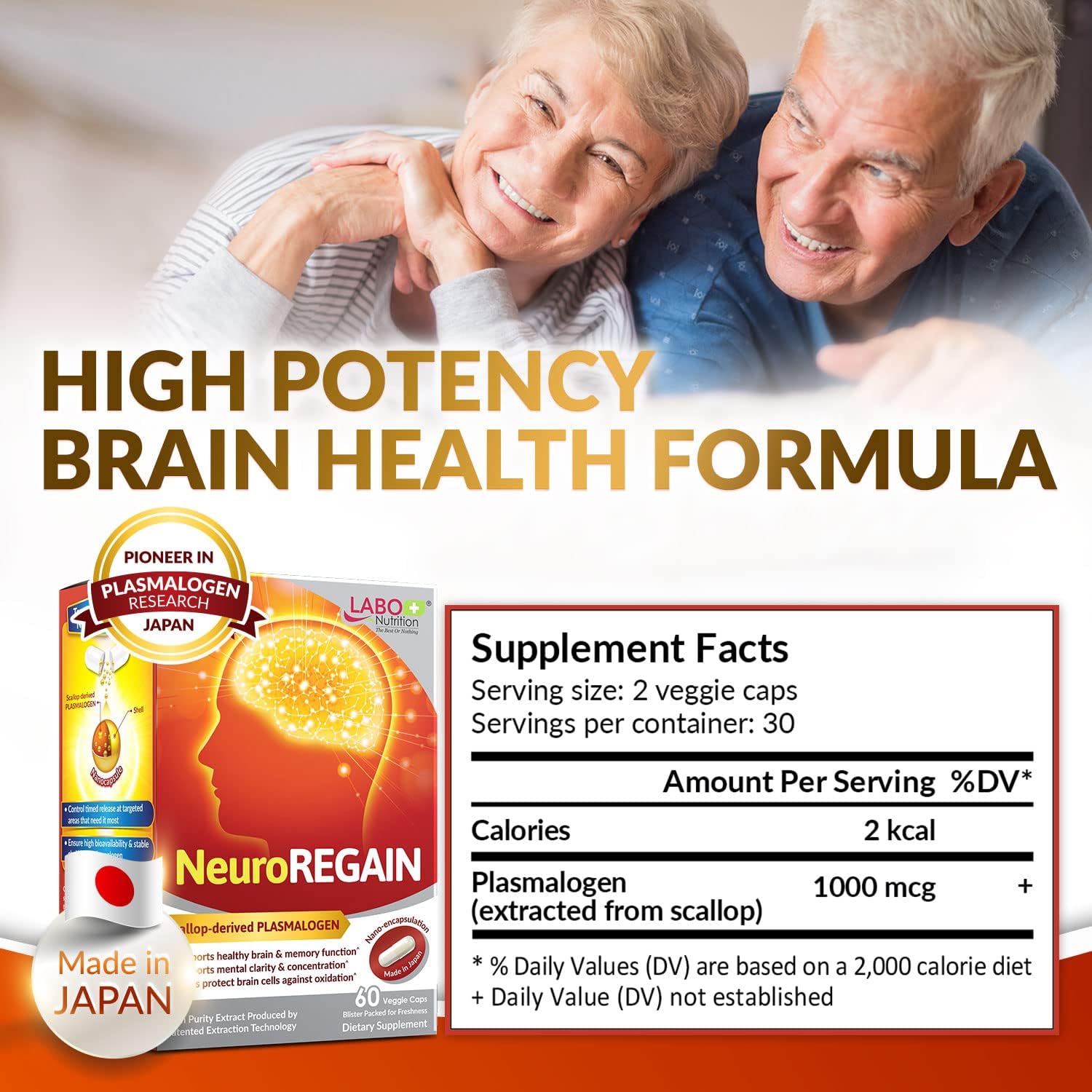 VesseCLEAR EX + NeuroREGAIN: Nattokinase & Scallop-derived PLASMALOGEN for Cardiovascular & Brain Health
