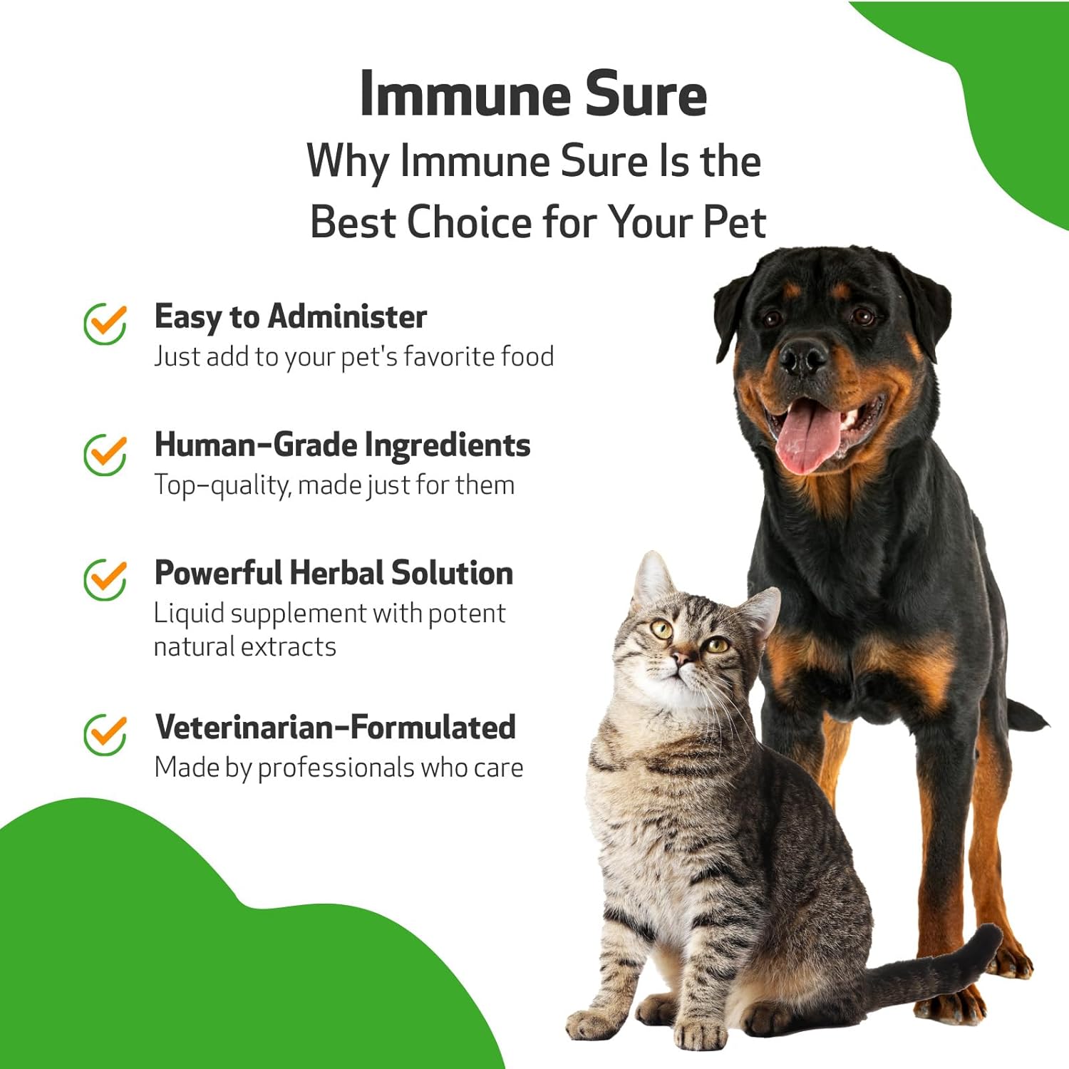 Veterinarian-Formulated Pet Wellbeing Immune Support Supplement for Dogs - Boosts Immune Defenses, Gut Health, Andrographis, Echinacea, Vitamin C, Zinc - 4 oz