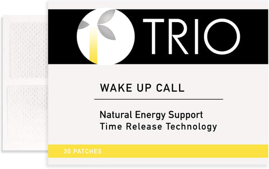 Vici Wellness Trio B12 Energy Blend Wake Up Call Patches - Promotes Mental Alertness (30 Patches)