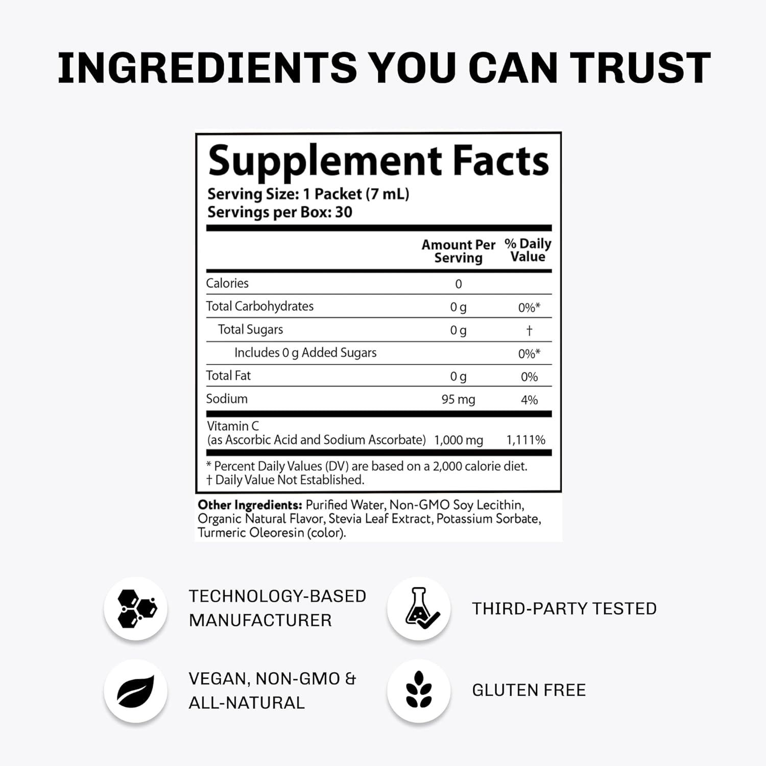 Vida Lifescience Aurora Nutrascience Liposomal Vitamin C 1000mg Immune Support 30 Single Serve Packets 21.7oz - BoostGo Australia