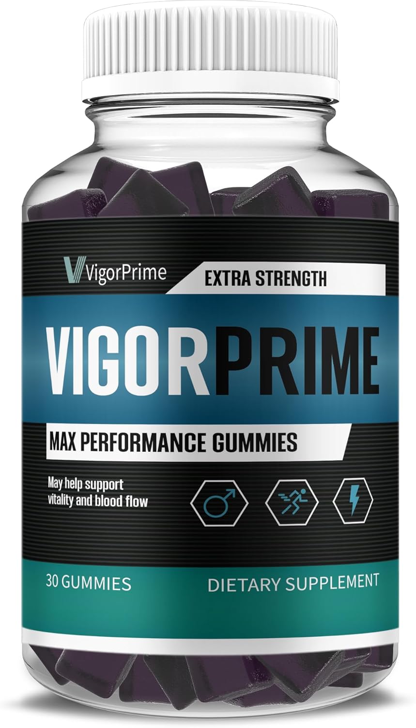 Vigor Prime XL Maximum Strength Gummy Supplement for Overall Energy & Vitality Support