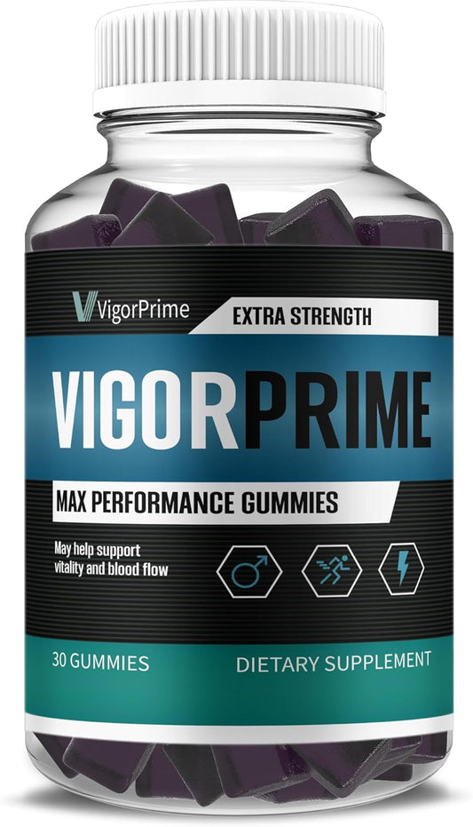Vigor Prime XL Maximum Strength Gummy Supplement for Overall Energy & Vitality Support