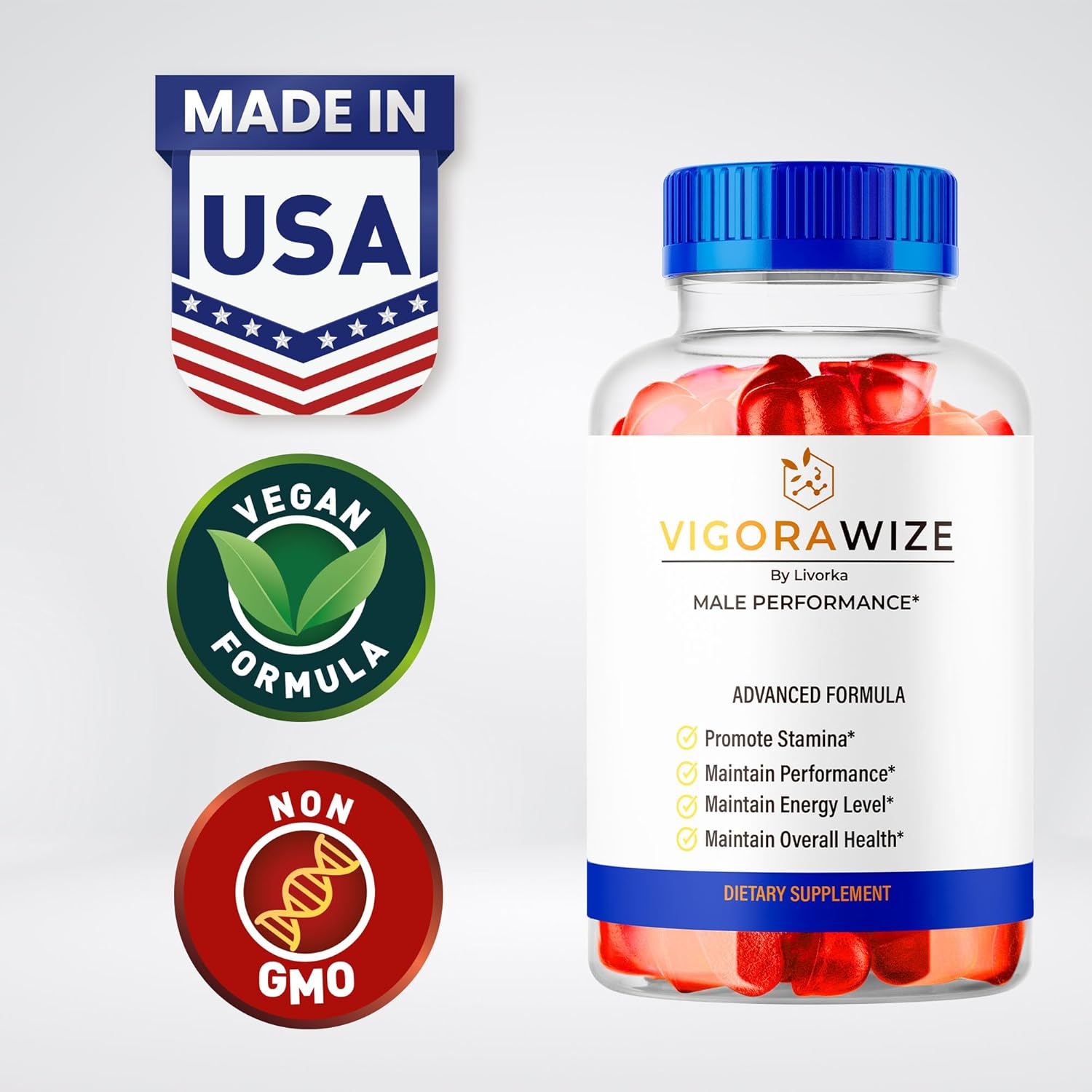 Vigorawize Gummies - Advanced Formula for Daily Health Support, 60 Gummies